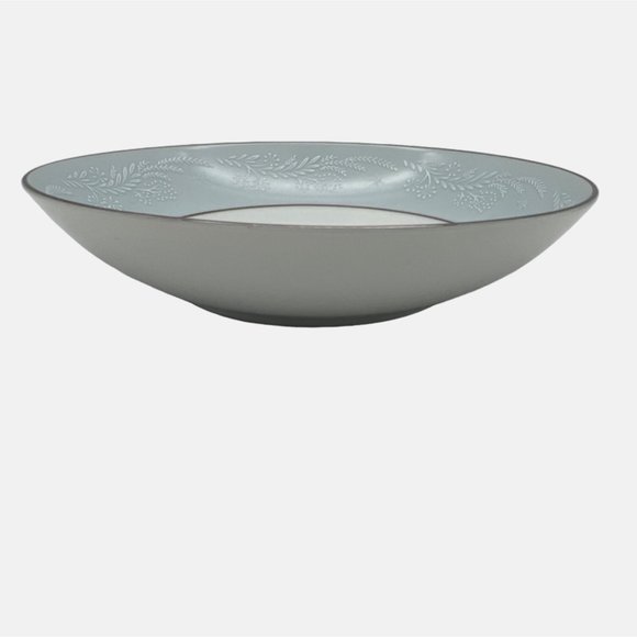 Noritake China Laureate Fruit Bowl 5.5" 5651 Japan White Floral on Blue - Picture 5 of 5